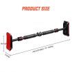 Pullup Bar Chinup Situp Push Up Horizontal Door Shoulder Fitness Chest Abs Workout Back Exercise Indoor Gym 200kg 70 To 100cm Adjustable Locking System