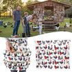 Adult Size Eggs 12pockets Collecting Gathering Holding Apron for Chicken Hense Duck Goose Eggs Housewife Farmhouse Kitchen Home Workwear 50X35CM