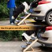 Dog Pet Ramp Stair 3 Steps for Bed Car Couch Sofa Puppy Cat Ladder Folding 4 Height Adjustable Portable 2 in 1 Indoor Outdoor