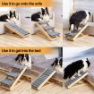 Dog Pet Ramp Stair 3 Steps for Bed Car Couch Sofa Puppy Cat Ladder Folding 4 Height Adjustable Portable 2 in 1 Indoor Outdoor
