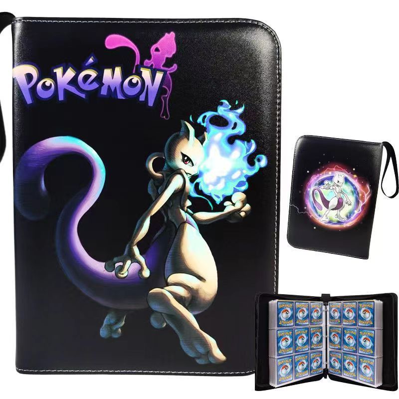 900 Cards Case Binder Pokemon Card TCG Game Cards PU leather Collection Holder Pocket Folder Gift For Kids