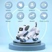 RC Robot Electronic Dog Pets Programmable Interactive Smart Dancing Walking Voice Control Gifts for Kids Age 3+(Blue)