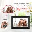Smart WiFi Digital Photo Frame,10.1 Inch IPS LCD Touch Screen,Auto-Rotate Portrait and Landscape,32GB Memory,Share Moments Instantly via Frameo App from Anywhere