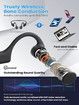 Bone Conduction Headphones,Upgraded Open-Ear Wireless Bluetooth Sport Headphones with Microphones,8Hr Playtime,Waterproof Wireless Earphones