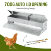 Auto Chicken Feeder 11.5L Poultry Feeding Equipment Rat Bird Proof Hen Duck Chook Petscene