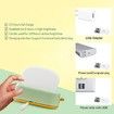 Desk Decor Toaster Lamp,Rechargeable Small Lamp with Smile Face Toast Bread Cute Toaster Shape Room Decor Night Light for Bedroom,Bedside,Living Room,Dining,Desk Decorations,Gift (Green)
