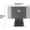 iPad Pro Stand,Adjustable Tablet Holder Magnetic Cradle Mount Dock for Apple iPad Pro 11" 1st/2nd/3rd/4th Generation - Silver