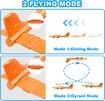 3 Pack Airplane Launcher Toys,2 Flight Modes LED Foam Glider Catapult Plane Toy for Boys,Outdoor Flying Toys Birthday Gifts for Boys Girls Age3+