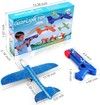 3 Pack Airplane Launcher Toys,2 Flight Modes LED Foam Glider Catapult Plane Toy for Boys,Outdoor Flying Toys Birthday Gifts for Boys Girls Age3+