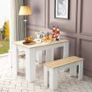 Dining Room Table Kitchen Coffee Tea Dinner Breakfast Living Room Office Working Furniture Decor 4 Seater Pub Bistro Restaurant Cafe Modern