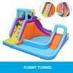Inflatable Water Park Jumping Castle World Bouncer Trampoline Slide Play Pool Splash Game Toy Blow Up Outdoor