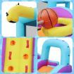 Inflatable Water Park Jumping Castle World Bouncer Trampoline Slide Play Pool Splash Game Toy Blow Up Outdoor