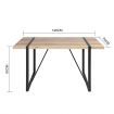 Dining Kitchen Table Dinner Living Room Rectangle Narrow Modern 4 Seater Cafe Breakfast Pub Bistro Restaurant Furniture Decor