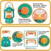 Kids Play Tent,Pop Up Tent with Kids Camping Gear Set,Outdoor Toys Camping Tools Set for Kids