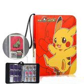 9 Pocket Pokemon Card Binder, 900 Cards Trading Card Binder Holder for Boys Girls Gift 33x27cm