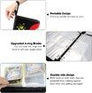 9 Pocket Pokemon Card Binder 900 Cards Trading Cards Holder 50 Removable Sleeves Zipper Collection Album Folder Book Case Gift for Boys Girls 33x27cm