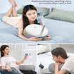 Cell Phone Pillow Holder 360° Angle Adjustable Clip Clamp Cell Phone Stand Dual-arms Height Adjustment 4.7-7.0''Phone(Grey)
