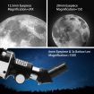 Space Telescope Astronomical Kids Adults Astronomy Beginners Monocular 30070 Outdoor Travel Gift 70mm Aperture 300 Focal Length 15X-150X Adjustable Tripod Phone Adapter