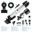 Space Telescope Astronomical Kids Adults Astronomy Beginners Monocular 30070 Outdoor Travel Gift 70mm Aperture 300 Focal Length 15X-150X Adjustable Tripod Phone Adapter