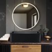 Black Bathroom Sink Vessel Wash Washing Basin Vanity Above Counter Hand Toilet Bowl Countertop Modern Bath Ceramic Rectangle