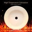 White Bathroom Sink Vessel Hand Wash Basin Vanity Washing Bowl Above Counter Toilet Bath Countertop Ceramic Modern Round