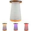 Portable Telescopic Stool 3 Model Led Lighting Telescoping Folding Stool ( Orange)