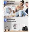 Portable CD Player with Bluetooth,4000mAh Rechargeable Kpop Music Player with HiFi Speaker,Remote Control,Sleep Timer,Headphone Jack,Supports FM Radio/U-Disk/AUX (White)