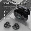 Wireless Ear Clip Bone Conduction Headphones for Running Sports (Black)