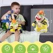 25 CM Bowser Plush Bowser Toy Maro Plush All Star Collection Stuffed Animals Plush Toys-Yellow