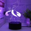 3D Illusion Night Light, Visual Creative LED Desk Lamp, Touch Control, 7 Color Changing for Home Decor or Holiday Gifts for Kids