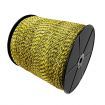 Electric Fence Poly Wire Portable Temporary Fencing Polywire 2500 Meters 2.3mm 9 Stainless Steel Strands Cattle Sheep Goats Horses Yellow and Dark