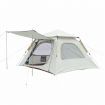 OGL 4 Person Camping Tent Pop Up Instant Family Beach Shelter Sun Shade Waterproof 240x240x160cm Creamy White