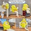 Banana Man Doll Plush Weird Plushies Creative Stuffed Toy with Multiple Funny Poses Banana Toy Man Birthday Christmas Party Gift(Green)