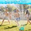 Sprinkler Octopus Water Spray Fun Garden Splash Outdoor Play Toy Kids Toddler 3+ Backyard Summer Hose Compatible Activity Gift Durable