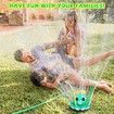 Sprinkler Octopus Water Spray Fun Garden Splash Outdoor Play Toy Kids Toddler 3+ Backyard Summer Hose Compatible Activity Gift Durable