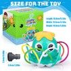 Sprinkler Octopus Water Spray Fun Garden Splash Outdoor Play Toy Kids Toddler 3+ Backyard Summer Hose Compatible Activity Gift Durable