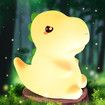 Dinosaur Night Light for Kids, Silicone Dinosaur Room Decor for Kids,Cute Dinosaur Gift Lamp