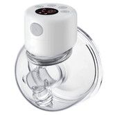 Wearable Breast Pump S12,LCD Hands-Free Pump,2 Mode & 9 Levels Adjustable,Low Noise & Painless Electric Breastfeeding Pump,24mm Flange (1Pcs)