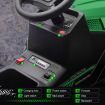 Kids Off Road Ride on Remote Control Electric Tractor Toy Trailer 12V Battery MP3 Player Safety Belt LED Light Green