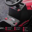 Kids Ride on Off Road Remote Control Tractor 12V Battery Electric Toy Trailer MP3 Player Safety Belt LED Light Red