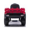 Kids Ride on Off Road Remote Control Tractor 12V Battery Electric Toy Trailer MP3 Player Safety Belt LED Light Red