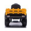 Kids Off Road Ride on Toy Tractor Remote Control 12V Battery Trailer MP3 Player Safety Belt LED Light Yellow