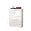 6 Drawers Chest Dresser White Bedside Table Tallboy Storage Cabinet Nightstand End Sofa Bed Side Pantry Furniture Bedroom Hallway Living Room
