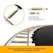 Genki 10ft Round Kids Trampoline with Safety Enclosure & Basketball Hoop