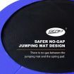 Genki 10ft Round Kids Trampoline with Safety Enclosure & Basketball Hoop