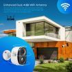 Wireless Security Camera Home CCTV WiFi Solar Panel House Indoor Outdoor Surveillance System 2K 3MP Night Vision with Battery