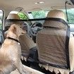 Dog Car Barrier, Dog Net for Back of Car,Adjustable Dual Layer Pet Travel Safety Barrier Net