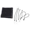 Dog Car Barrier, Dog Net for Back of Car,Adjustable Dual Layer Pet Travel Safety Barrier Net
