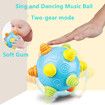 Music Shake Dancing Ball Toy, BPA Free Bouncing Sensory Developmental Ball for Boys and Girls 18 Months