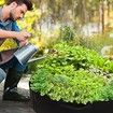 100 Gallon Round Fabric Raised Planting Bed Thicken Non-Woven Garden Veggie Grow Bag Fabric Garden for Garden Plant Vegetable Flower Herb Growing